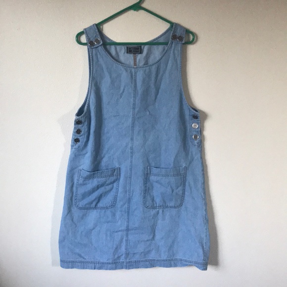 denim pullover dress